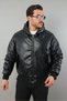 Men's Winter Reversible Faux Leather Coat - 3