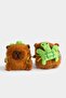 Capybara Plush Green Sulfate Cute Keychain with Bag Capybara Kapipara Labubu Toy 10cm Lover - 6