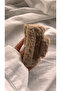 Women's Black Plush Furry Oversized Clasp Buckle - Soft Textured Winter Hair Accessory - 4