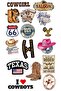 Cowboy Sticker, Texas Sticker, Rodeo Sticker, Route 66, Vintage Western, Retro America 22X30 - 3