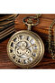 Numeral Motif Cuff Pocket Watch Nostalgic Retro Vintage Design Classic Chain Watch