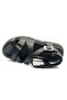 İngoo Genuine Leather Comfort Orthopedic Women's Sandals Black - 4