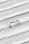 Brass Silver Color Heart Women Ring - 2