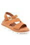 Hifli Genuine Leather Comfort Orthopedic Women's Sandals Taba - 2