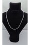 Stainless Steel Silver Color Figaro Model Necklace - 2