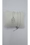 Stainless Steel Silver Color 2-Piece Ring Model Zircon Stone Necklace - 5