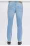 Men's Regular Fit Pipe Leg Flexible Stretch Fabric Jeans Denim Trousers - 3