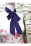 Biana Long 200×5 Chiffon Neck Tie Purple - 3