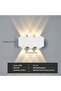 2 Pieces Honeycomb LED Wall Light | Decorative Up & Down Wall Sconce | Indoor & Outdoor Wall Lamp | - 2