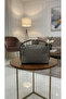 High Quality Suede Chain Strap Medium Size Women's Hand and Shoulder Bag with Complete Stone Decoration - 2
