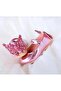 Children's Ballet Flats with Butterfly on the Back and Velcro Fastening - 3