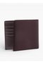 Men Bi-Fold Leather Wallet - H9.5 x W 11.5 x D 1.5 cms - 2