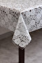 Premium Lace Look PVC Tablecloth – Wipeable, Waterproof Oilcloth, Easy to Clean