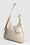Navo Women's Mini Charm Detailed Medium Size Hand and Shoulder Bag Brown - 3