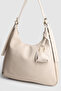 Navo Women's Mini Charm Detailed Medium Size Hand and Shoulder Bag Brown