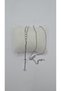 Stainless Steel Silver Color Zircon Stone Y Model Necklace - 6