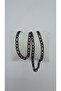 Stainless Steel Chrome Color Figaro Model Unisex Necklace - 7