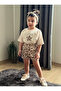 Leopard Gabardine Shorts Set