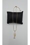 Stainless Steel White Yellow Lucky Fish Model Unisex Necklace - 3