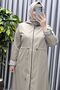 Women's Clothing Plus Size Waterproof Full Length Transitional Sports Hijab Overcoat - 5