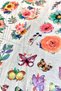 6 Sheets 60 Pieces Transparent Large Orange Color Flower Sticker Bullet Journal Scrapbook Agenda Planner - 3