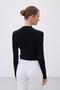 Women's Half Fisherman Knit Blouse 105-1355 - 2