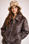 Bucket Hat Teddy Fabric Animal Pattern - Women's Winter