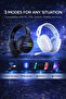 سماعة الألعاب Smash RGB – سماعات بلوتوث لاسلكية وسلكية مع ميكروفون - 3