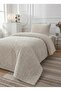 غطاء سرير فردي ناعم من SOFT ARYA مقاس 180×240 كريمي اللون - 2