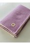 Ftbabycollection Winter Welsoft Inner Surface Knitted Pique Baby Blanket 100X110 cm Powder Pink - 5