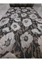 Woven Chenille Rose Pattern Upholstery Fabric