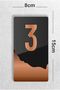 Bronze Black Plexiglass Vertical Hotel - Apartment Site - Apartment Hotel Office Door Number - Door Number 3 Three - 2