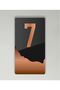 Bronze Black Plexiglass Vertical Hotel - Apartment Site -Apartment Hotel Office Door Number - Door Number 7 Seven
