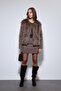 Brown Faux Fur Coat - 2