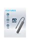 6-in-1 Slim USB-C Hub with 4K@60Hz HDMI, 10Gbps Data, SD Card & 100W PD - 2