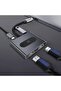 4-in-1 USB-C Hub with Dual HDMI 4K@60Hz, USB 3.0 & 100W PD Aluminum Adapter - 2