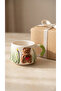 Zera Embossed Teddy Bear Heart Handmade Ceramic Mug – Special Design for Gifts