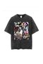 Washable Speed Printed Unisex Oversized Vintage T-Shirt