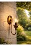 Antique Gas Lamp Wall Sconce | Decorative and Authentic Wall Lighting | with Bulb Gift 💡 - 3