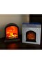 Small battery-operated fireplace decoration, measuring 16*15 cm - 2