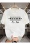 Bay/ Brooklyn New York Design Basic Crew Neck Regular T-Shirt