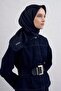 وشاح من الحرير الخالص بنمط هندسي 9438D 50 - 2