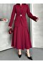 Women's Two-Piece Set Stylish Button Detail Mock Neck Blazer Jacket Long Skirt Set - 7