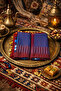 2-Piece Black Sea Regional Sequin Scarf – Traditional Patterned, Authentic Stylish Set - 2
