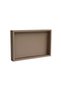 Medium Size Camel Color Faux Leather Tray