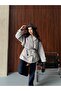 Short Oversized Premium Soft Textured Trend Cape Cashmere Coat - 7