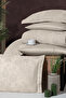 Herra 100% Cotton Satin 200 Tc (80 Thread) Jacquard Double Duvet Cover Set - 2