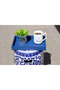 Medium Size Parliament Blue Faux Leather Tray - 2