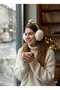 Plush Foldable Ear Protector with Teddy Bear Figure for Children |   Winter Warm Earmuffs - 3