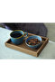 Medium Size Mustard Faux Leather Tray - 3